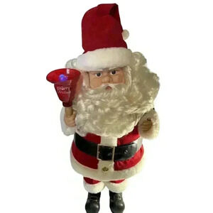 Telco Creations Animated Motion Standing Santa Claus Vintage Electrical